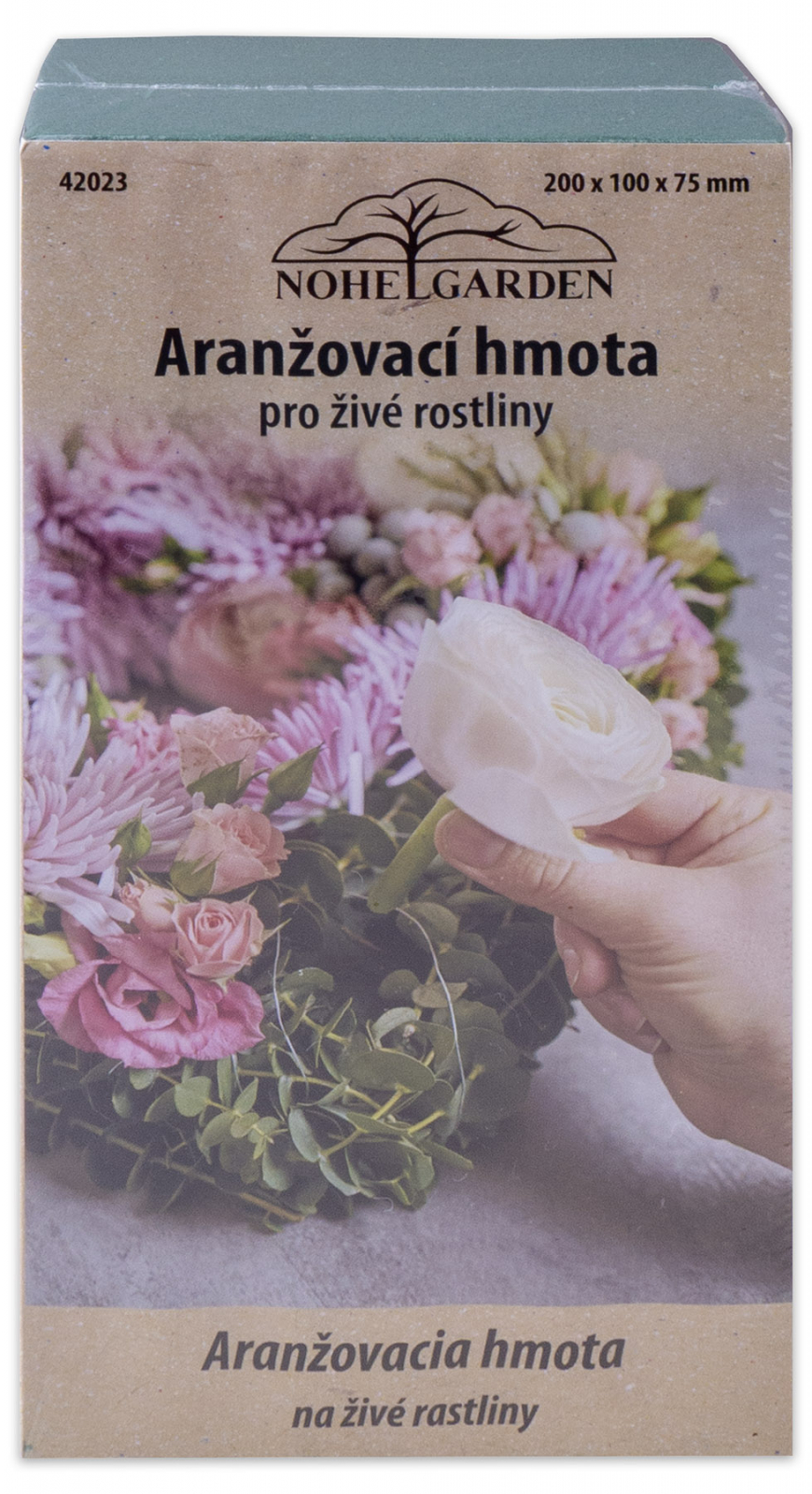 Aranžovací hmota 10x20x8cm