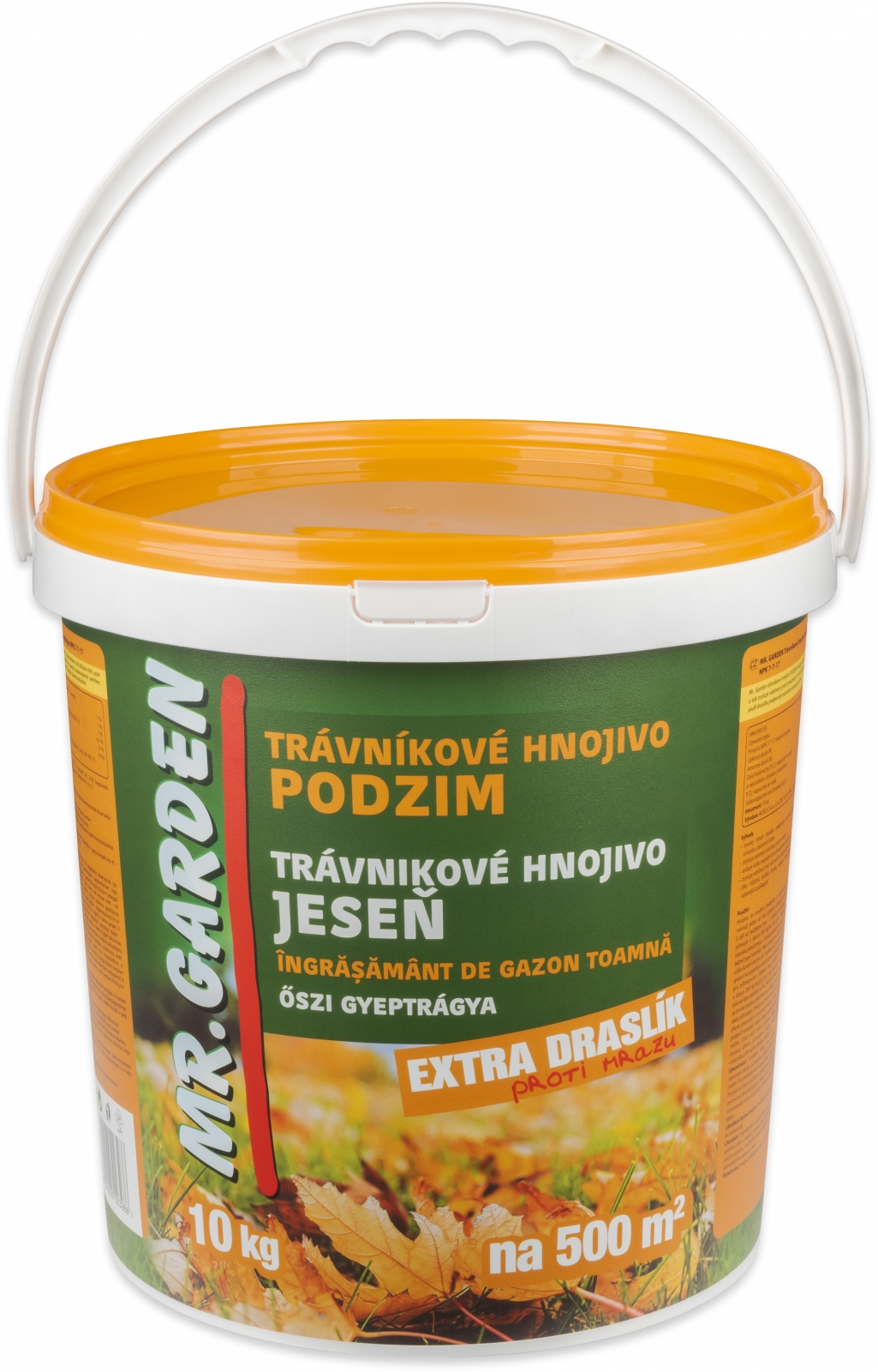 Agro Mr.Trávník trávníkové hnojivo podzimní 10 kg kbelík